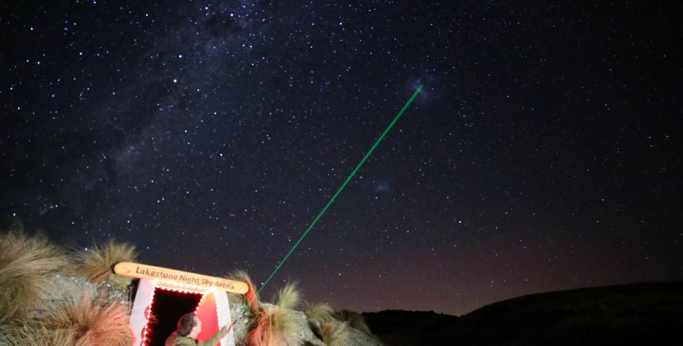 Lakestone Lodge Night Sky Experience Laser
