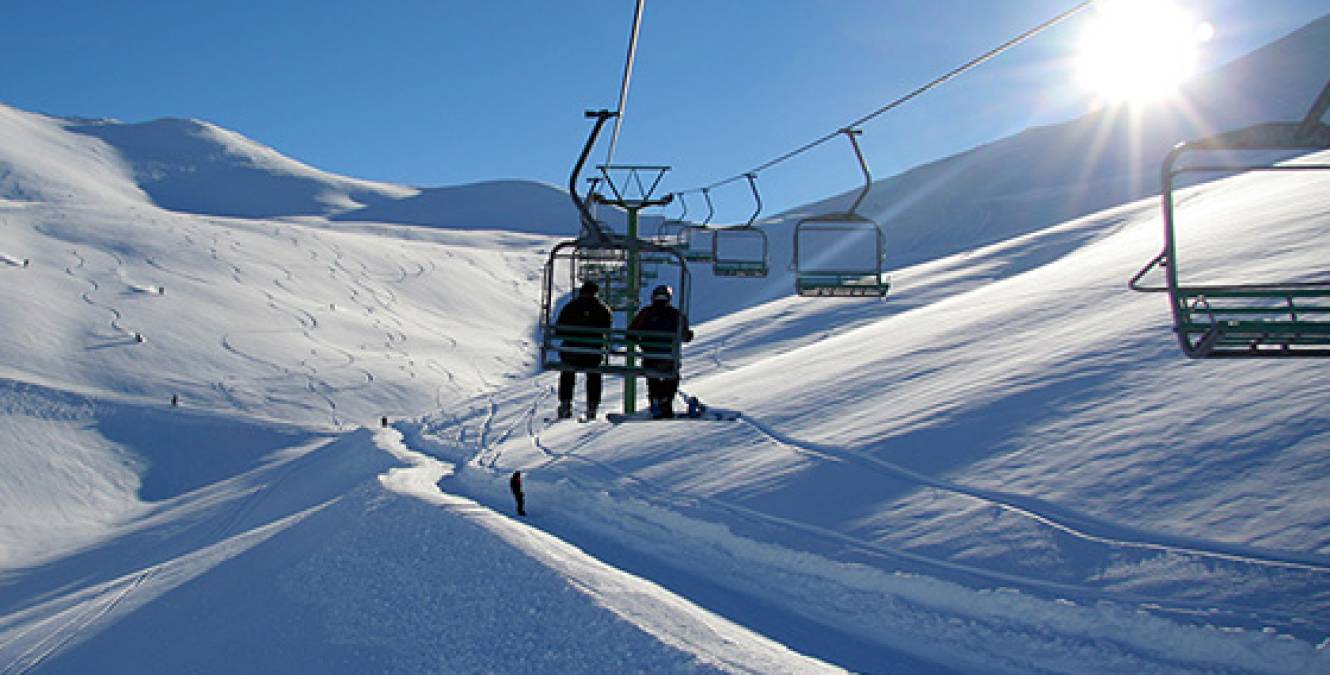 Ski lifts at Ohau Ski Field transporting guests to the top of the slopes for an exciting day of skiing