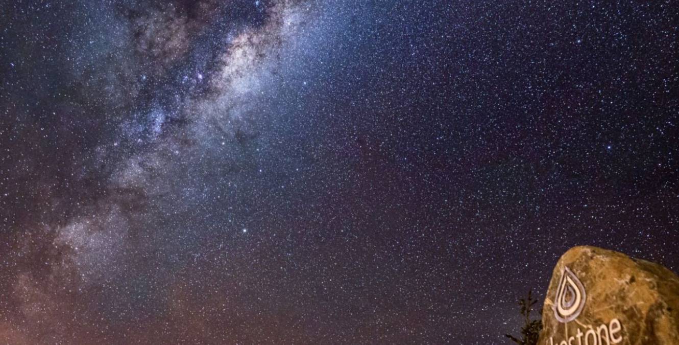The Milky Way as seen from Lakestone Lodge property