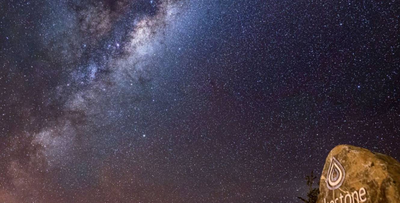 The Milky Way as seen from Lakestone Lodge property